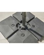 Royce 4  x  20kg Water Fillable Base (Only Sold with a Royce Cantilever Parasol)
