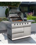 Absolute 4 Burner Gas BBQ with Side Burner