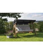 Dalom 3 Seat Swing with Deluxe Beige Cushions