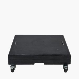 Modena Black Polished Granite 150KG Wheeled Parasol Base