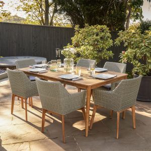 Larissa Light Kubu Grey 6 Seat Set 