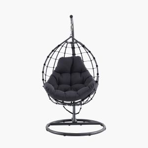 Blake Anthracite Hanging Egg Chair