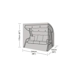 3-4 Seat Swing Hammock Weather Cover 244x150x170cm