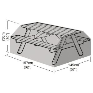 6 Seater Picnic Table Weather Cover 157x145x76cm