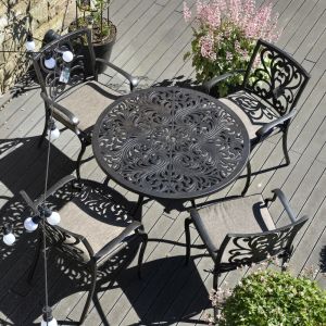 Charlotte 4 Seat Dining Set 