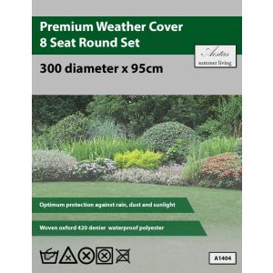 Aestas Premium 8 Seat Round Set Weather Cover  