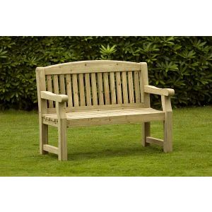 Atholl Chunky 2 Seat Garden  Bench 124cm