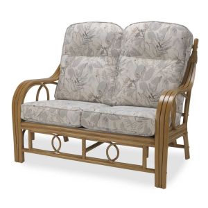 Madrid 2 Seat Sofa - Light Oak