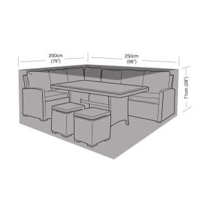 Small Casual Dining Set Weather Cover 250x200x71cm