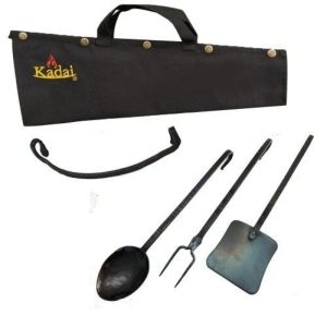 Kadai 3 Piece Hand Forged Untensil Kit