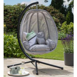 Folding Textilene Egg Chair