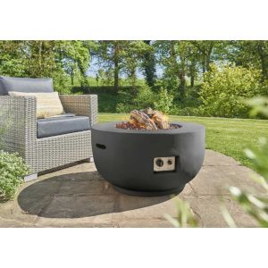 Happy Cocoon Bowl Gas Fire Pit - Grey