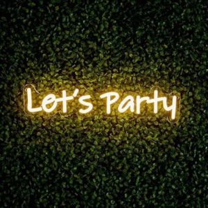 Let's Party Neon Sign